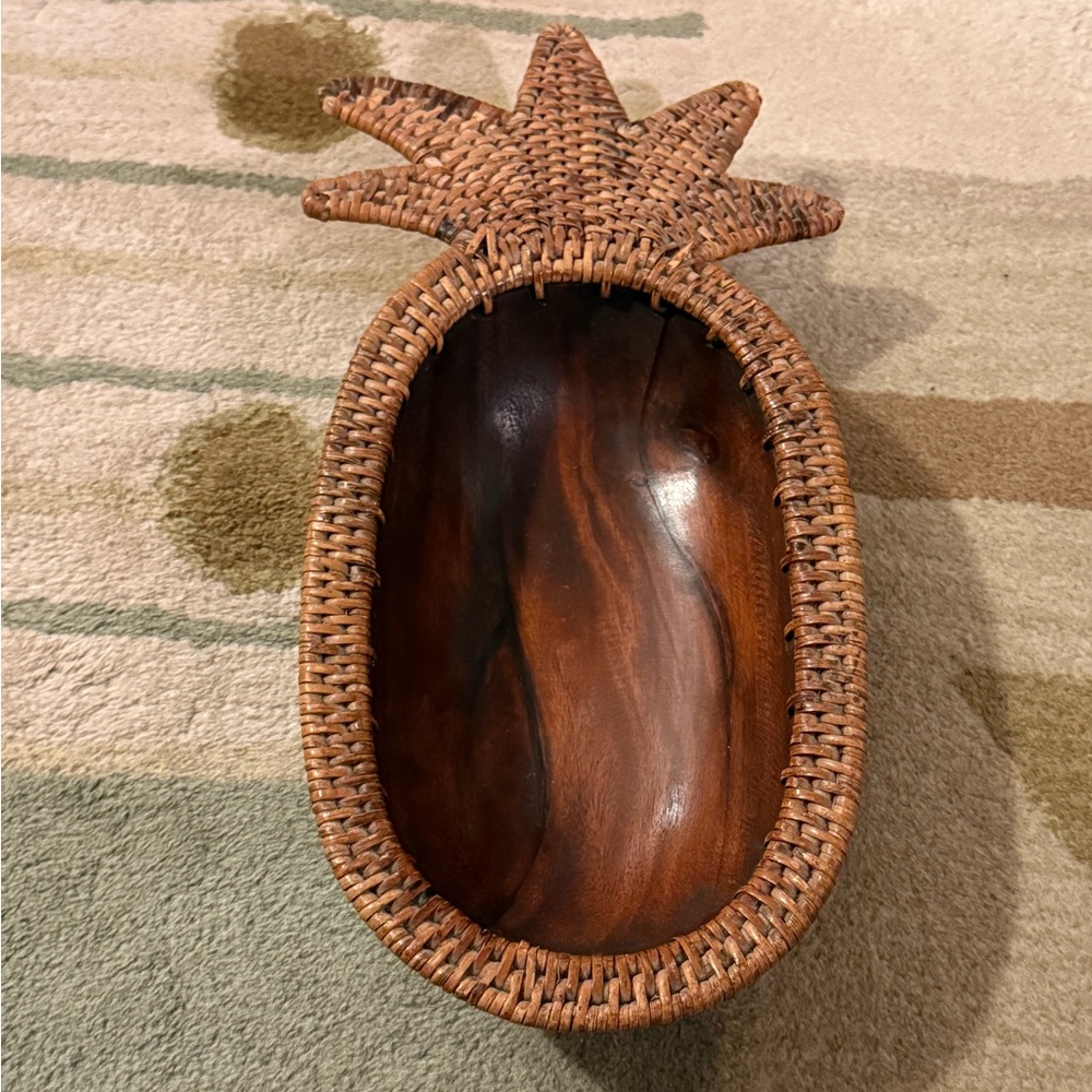 Palecek Pineapple Bowl – Boho FolkTropical Coastal Decor